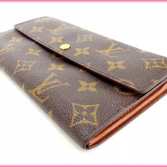 Louis Vuitton Wallet Purse Long Wallet Monogram Brown Woman Authentic - Picture 7 of 7